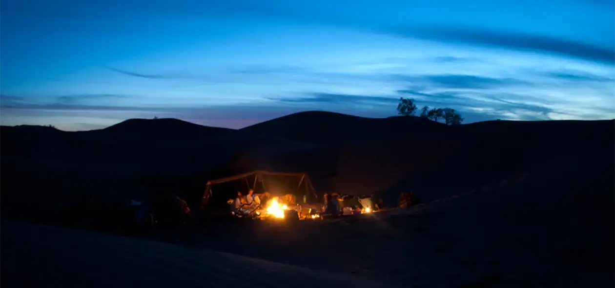 sahara in night